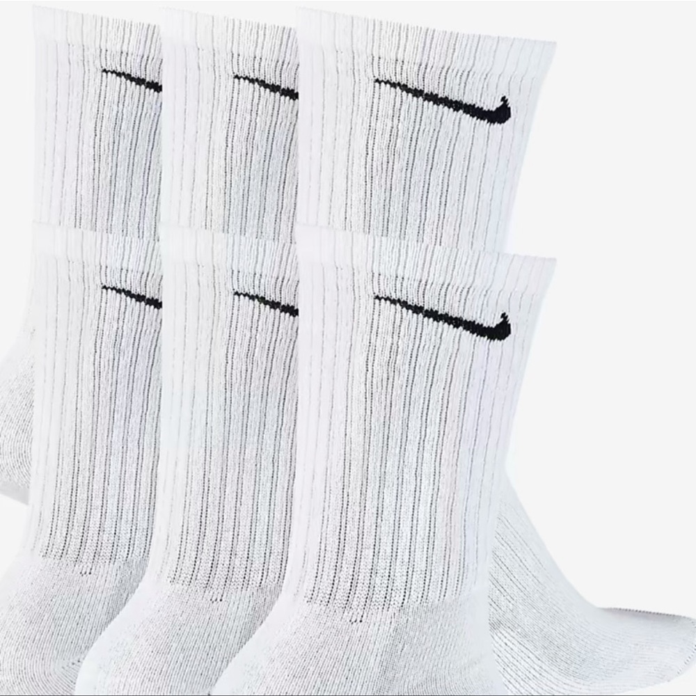Nike Training Crew Socks (6 Pairs) Nike Everyday Cushioned - Picture 9 of 16